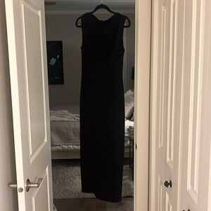 Marcella black long dress.  Size small